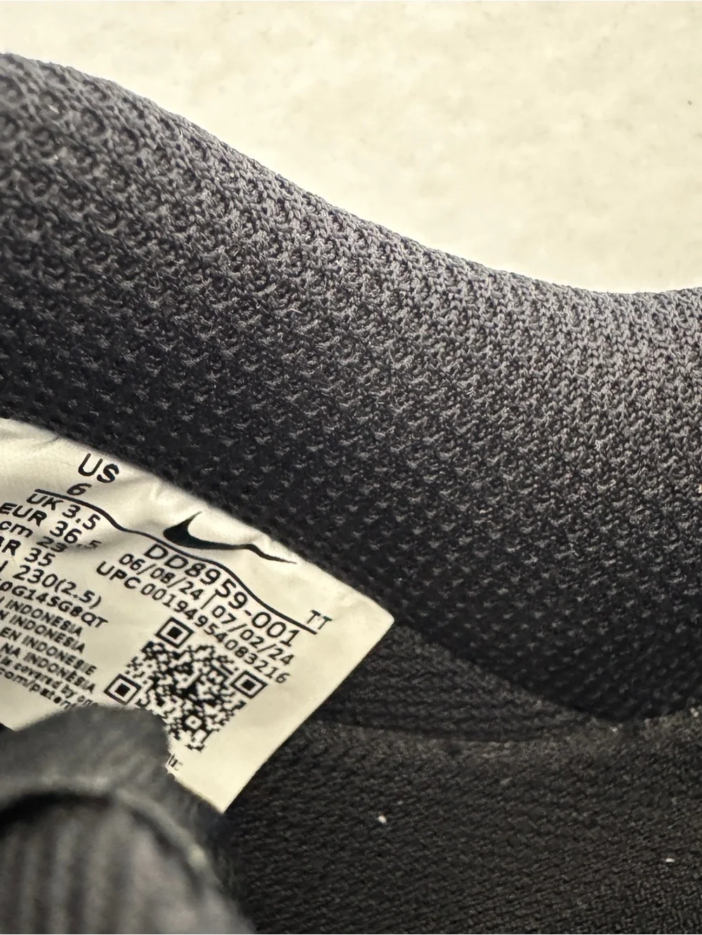 NWB Nike Air Force 1 '07 Low 'Triple Black' [DD8959-001] Women's Size 6